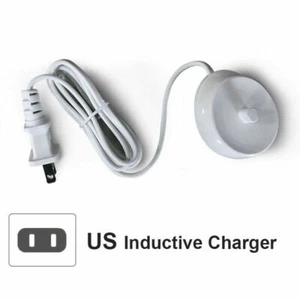 Cargador Eléctrico 100-240V Apto para Braun Oral B Base de Carga Inductiva Enchufe EE. UU. - Imagen 1 de 4