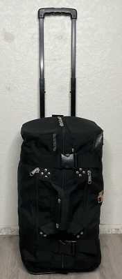 Bolsa de golf de viaje Club Glove MINI BOLSA ROLLING DUFFLE II ruedas bolsa negra bordada Foto 1 de 4