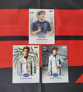 Topps F1 Eccellenza 2024 Franco Colapinto "RC" Rookie Cards Set - 3 Cards - Picture 1 of 3
