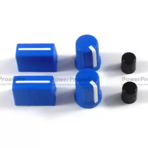2CS perilla giratoria + 2PCS Fader Cap para Rane Mixer TTM 57 61 62 64 68 (azul oscuro) - Imagen 1 de 3