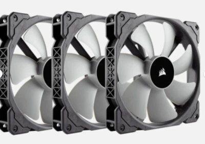Corsair ML140 140mm ARGB  Premium Magnetic Levitation Fan - 3 Pack Only the fan - Image 1 of 3