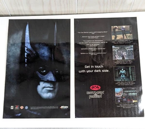 Batman & Robin Laminated Fold-Out Ad | 1998 Acclaim Promo | 14x10,5 Display - Bild 1 von 10