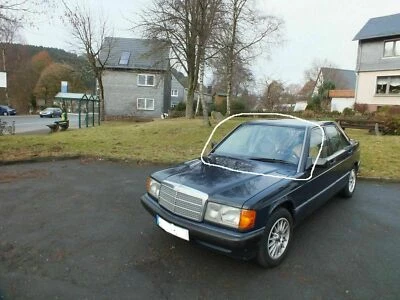 1991 Mercedes W201 BLAU 199800 Km H-Kenn. Möglich manuell Top Zustand 190 Diesel - Bild 1 von 4