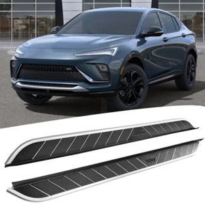Black Fixed Running Board fits for Buick Envista 2024 2025 Side Step Nerf Bar - Picture 1 of 8