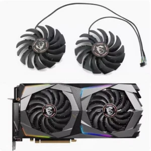 95mm MSI RTX 2070 Super GAMING Graphics Card Fan Replacement PLD10010S12HH TD30 - Picture 1 of 6
