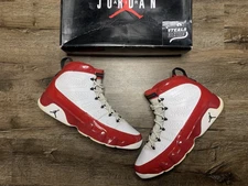 retro 9 white red