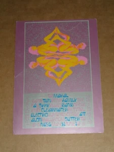 Taj Mahal/Creedence Clearwater Revival 1968 Avalon Ballroom Postcard - Picture 1 of 2