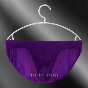 Calzoncillos lencería transpirables ligeros de seda helada de cintura baja para hombre - Imagen 1 de 28