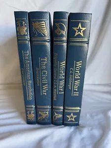 American Heritage History of American Wars 4 Volumes Easton Press World War - Picture 1 of 18