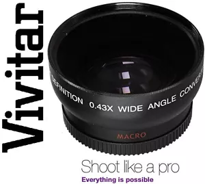 Hi Def 40.5mm Wide Angle Lens With Macro For Sony Nikon Samsung Canon Panasonic - Picture 1 of 4
