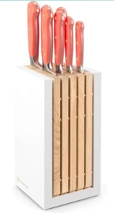 WÜSTHOF Classic Color 8-Piece Knife Block Set | Coral Peach - Picture 1 of 7