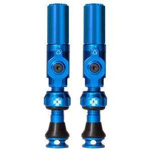 Muc-Off Big Bore Tubeless Valves - Hybrid - Small (30mm) - Blue (Pair) - Picture 1 of 1