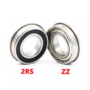 Flanged Bearing Miniature Metal/Rubber(ZZ/2RS) Double Shielded All Sizes - Picture 1 of 3