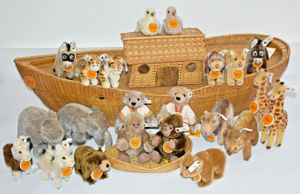 STEIFF NOAH’S ARK VARIOUS ANIMALS AVAILABLE 1992-1997 – CHOOSE FROM LIST - Image 1 of 1