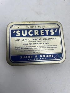 Lata Sucrets Sharp & Dohme vintage - Imagen 1 de 2