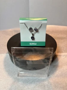 Effy Fine Jewerly Purple Necklace with Earrings New bsna - Picture 1 of 5