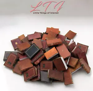 LIBRARY Prop Books 72 Pc Miniature Dollhouse Books 1:12 Scale Bookshelf Decor - Picture 1 of 16