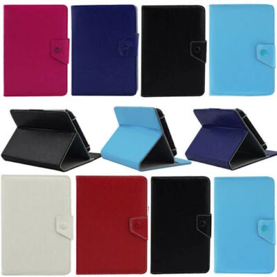 Leather Tablet Case Cover Rugged Smart Stand For Lenovo Tab M7 M8 M10 E7 E8 E10 - Image 1 of 4