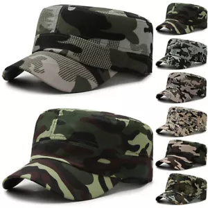 Gorra Para Hombre Ejército Sombrero Cadete Castro Patrulla Militar Béisbol Verano Camuflaje - Imagen 1 de 20