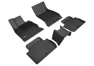 Fit 2018-2018 Kia Stinger All Weather Floor Mat Set Kagu Black - Picture 1 of 5