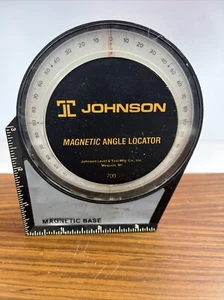 Johnson Level Magnetic Angle Locator - No. 700 Black/Gray. Ruler - Picture 1 of 8