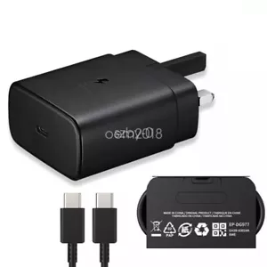 45W Super Fast Charging Charger Adapter For Samsung S25 S24 S23 S22 + Ultra A55 - Picture 1 of 6