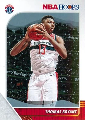 Thomas Bryant 2019-20 NBA Hoops Holiday Winter Snowflakes Card #193 WAS Wizards - Image 1 of 2