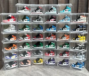 Mini Nike Keyring Sneakers 🔥3D Jordan 1 keychain Trainer Sports Shoe & gift box - Picture 1 of 58