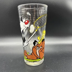 1976 Looney Tunes Pepsi Collector Series Glass - Sylvester Tweety Bird perfect - Picture 1 of 3