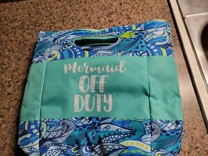Lunch Bag Snack Picnic Box Tote Bag Organizer Mermaid Off Duty Beach Theme 