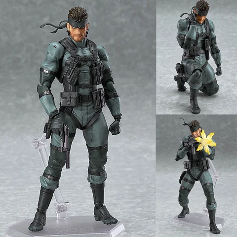 HOT Figma METAL GEAR SOLID 2 Snake Action Figure 1/6 Boxed PVC TOY NO BOX Cover