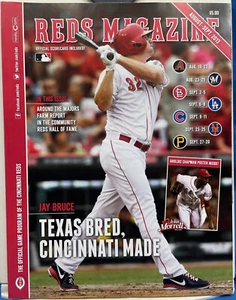2013 Cincinnati Reds vs AZ Diamonbacks Game Program 8/21/13 SCORED Joey Votto - Picture 1 of 7