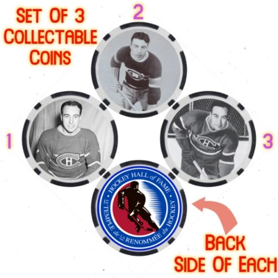 HECTOR (TOE) BLAKE - HOCKEY HALL OF FAME - COLLECTABLE COIN SET - Image 1 of 2