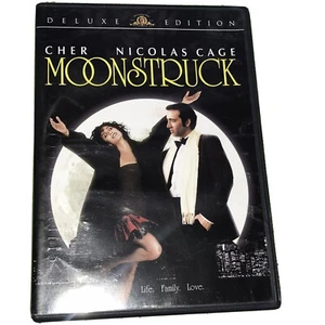 Moonstruck Oscar Winner Cher Nicolas Cage DVD Deluxe Ed Sony Special Features - Picture 1 of 5