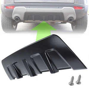 Diffuser centre rear bumper cover panel for Range Rover Evoque in Satin Black - Picture 1 of 10