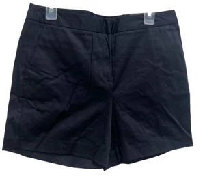 Worthington Womens Stretch Shorts, Black, Size 8 - Picture 1 of 3