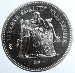 1978 FRANCE Large HERCULES Motto Proof Silver 50 FRANCS French Coin i111469 - Picture 1 of 3
