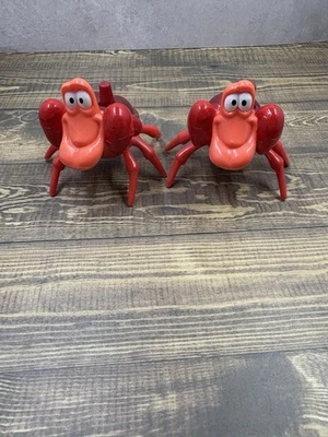 Walt Disney Sebastian Wind Up Toys The Little Mermaid Burger King Kids Club 1993 Foto 1 de 4