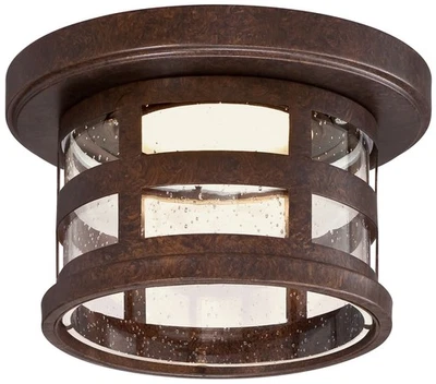 Design House 587212 Washburn 10"W Integrated LED Flush Mount Drum - Bronze - Image 1 of 4