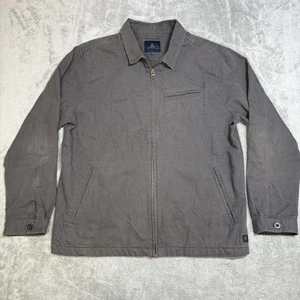 Roark Jacke Herren XL grau Station Canvas Mantel Workwear Freizeit Full Zip - Bild 1 von 10