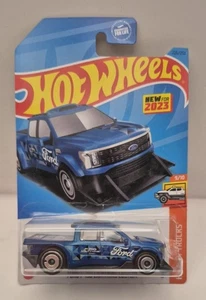 Hot Wheels Ford F-150 Lightning Custom 226/250 HW Hot Trucks 9/10 Blue (B225) - Picture 1 of 7