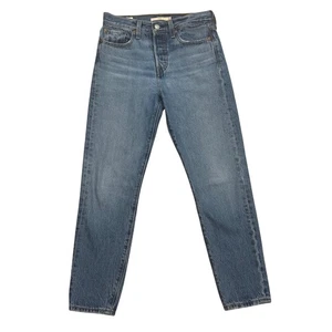 Levi's Premium Wedgie Fit Jeans High Rise Button Fly Denim Blau Damengröße 25 - Bild 1 von 12