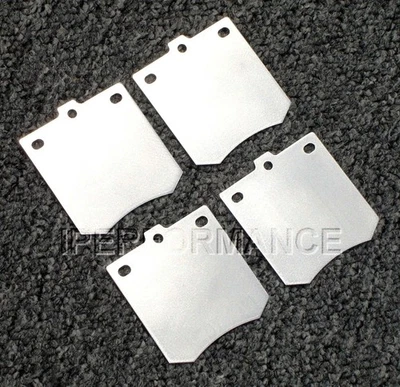 Juego de protector térmico de cuña de pastillas de freno de titanio para Dodge Colt 1971-1973; delantero Foto 1 de 3