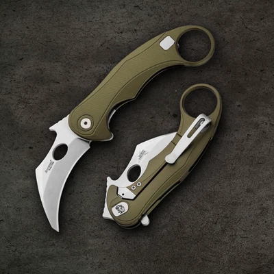 Cuchillo Plegable Medio LionSTEEL LEone 2.25" Bohler M390 Hoja de Acero Mango de Aluminio Foto 1 de 4