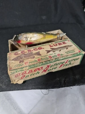 Винтажная приманка Creek Chub «Раненая гольянка» с боковыми крючками и реквизитом DBL (запас No47) - Изображение 1 из 4