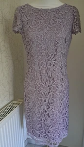 Damen Spitzenkleid C & A, Jessica Gr. 38 Kurzarm, flieder/lila  - Bild 1 von 3