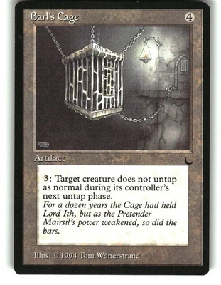 Magic the Gathering - The Dark Barl's Cage Rare 1994 - Image 1 of 2