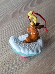 How The Grinch Stole Christmas Dog In Snow Christmas Ornament Spins - Picture 1 of 3