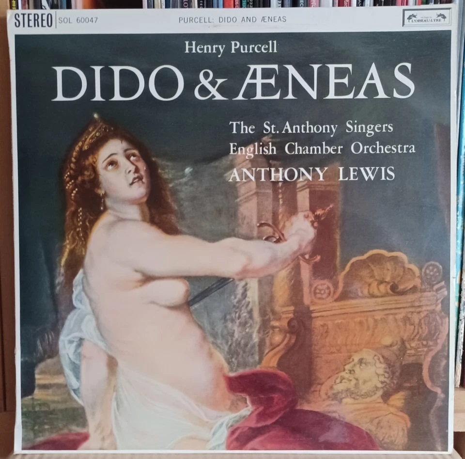 (39) Henry Purcell, ECO, Anthony Lewis - Dido And Aeneas LP - Image 1 of 1
