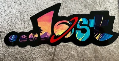 LOST SURFBOARDS LOST STICKER Surfing Decal RVCA RIP CURL Volcom FCS Channel Islands Fcs